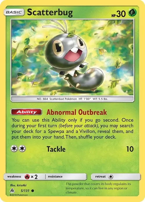 Scatterbug (5) card art