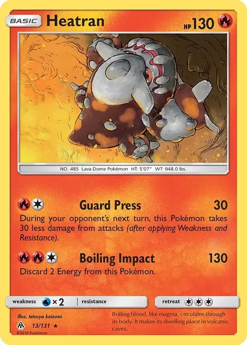 Heatran card art