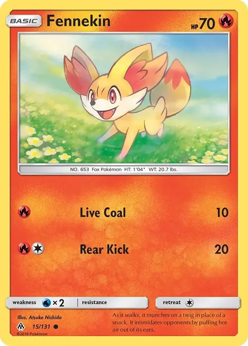 Fennekin (15) card art