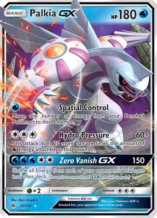 Palkia GX card art