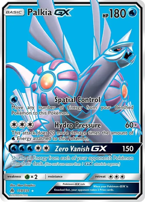 Palkia GX (Full Art) card art
