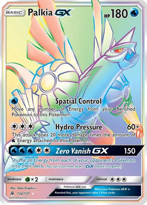 Palkia GX (Secret) card art