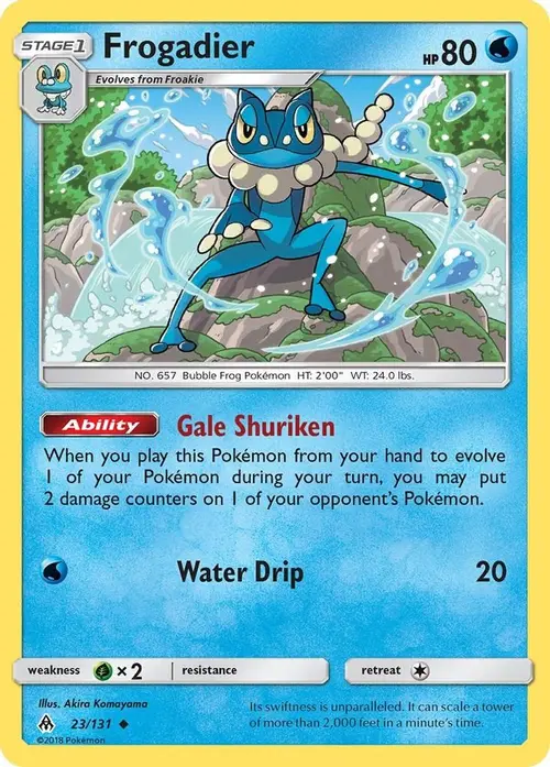 Frogadier card art
