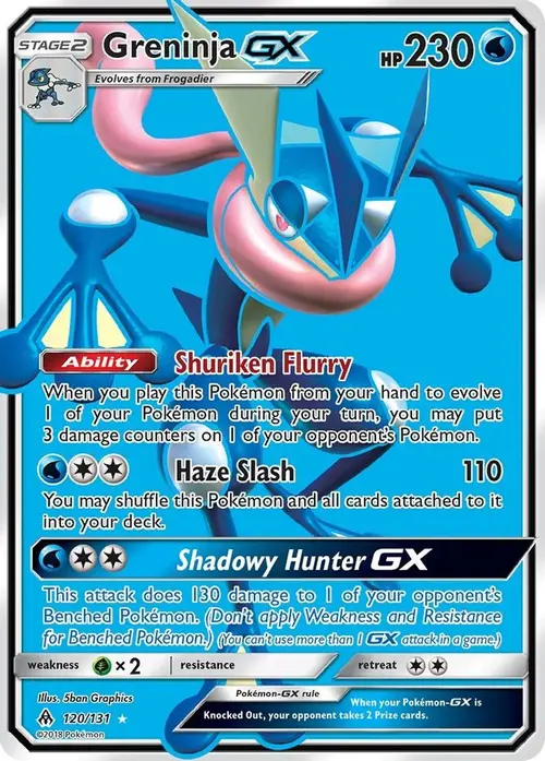 Greninja GX (Full Art) card art