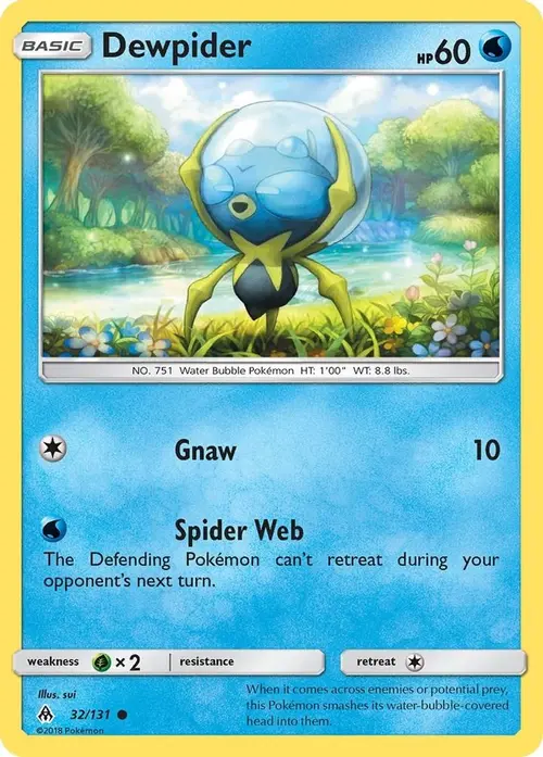Dewpider card art