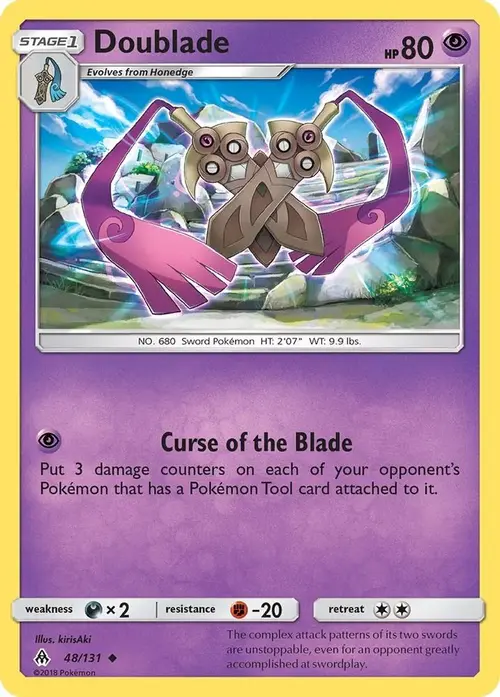 Doublade card art