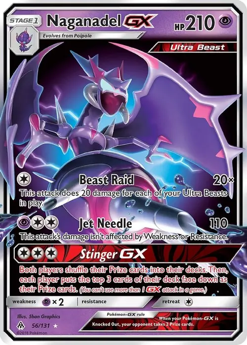 Naganadel GX card art