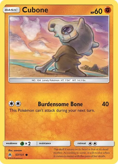 Cubone card art