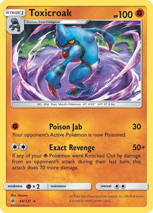 Toxicroak card art