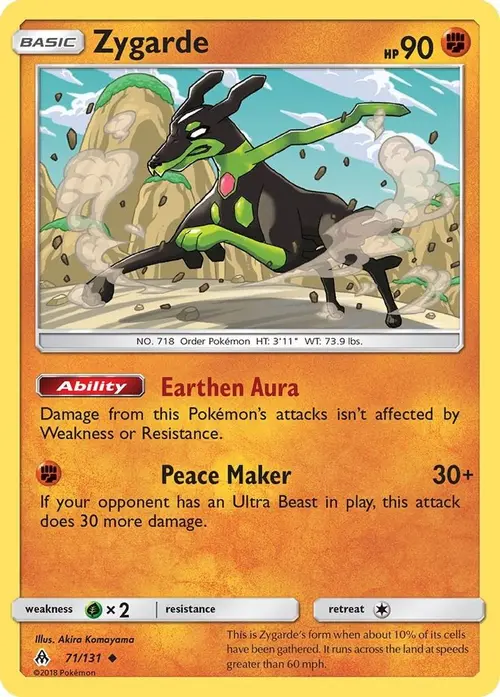 Zygarde (71) card art