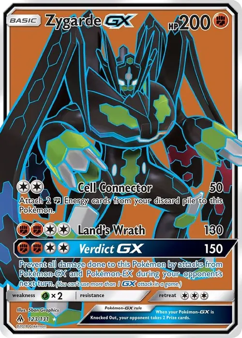 Zygarde GX (Full Art) card art