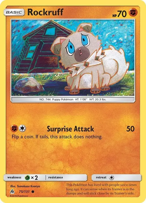 Rockruff card art