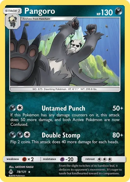 Pangoro card art