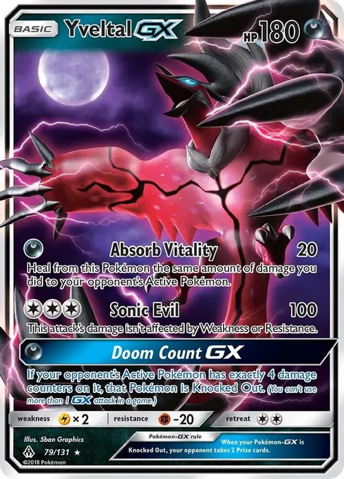 Yveltal GX card art