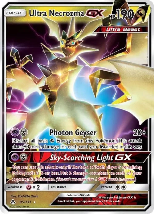 Ultra Necrozma GX card art