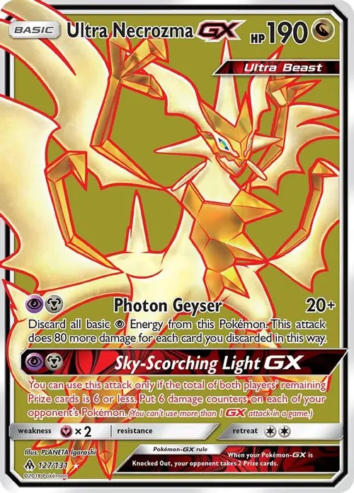 Ultra Necrozma GX (Full Art) card art
