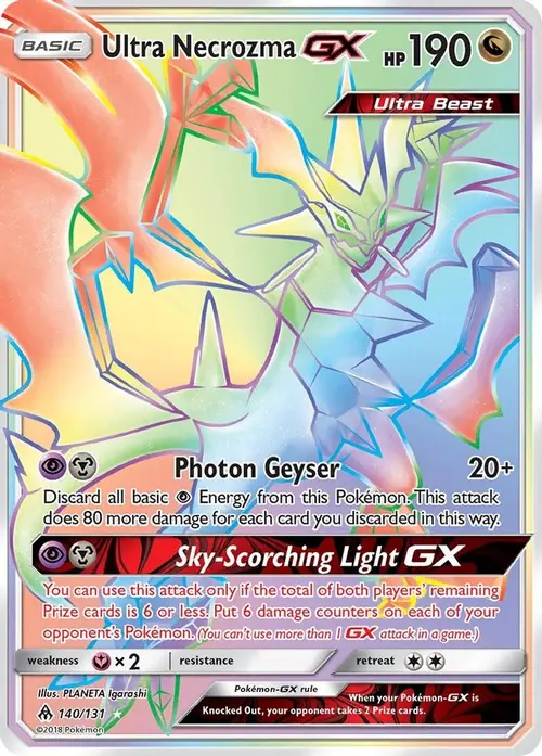Ultra Necrozma GX (Secret) card art