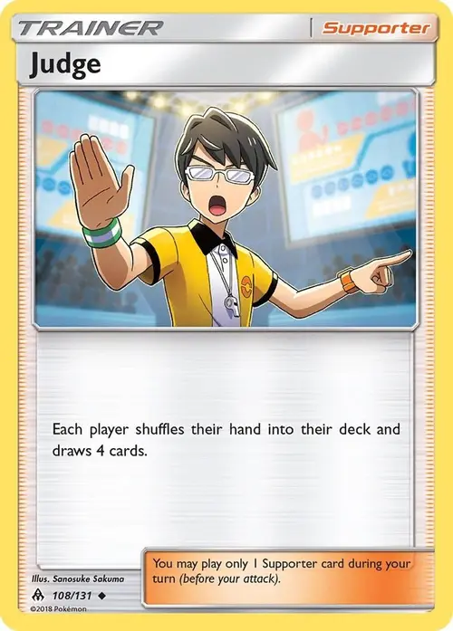 Judge card art