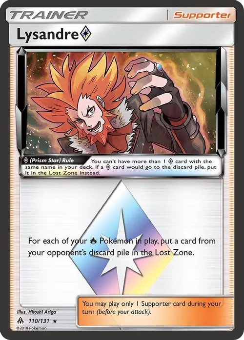 Lysandre Prism Star card art