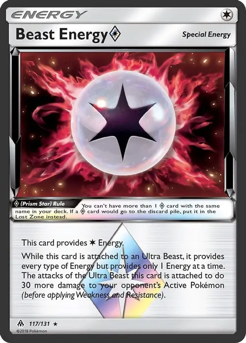Beast Energy Prism Star card art