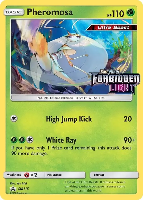 Pheromosa - SM115 (Prerelease) card art