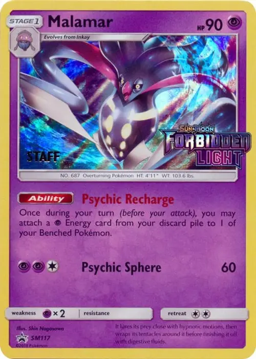 Malamar - SM117 (Prerelease) [Staff] card art