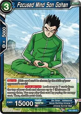 Focused Mind Son Gohan card art