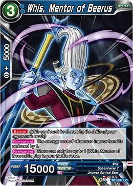 Whis, Mentor of Beerus card art