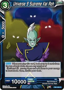 Universe 9 Supreme Kai Roh card art