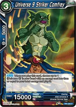 Universe 9 Striker Comfrey card art
