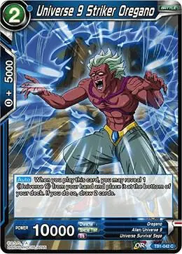 Universe 9 Striker Oregano card art