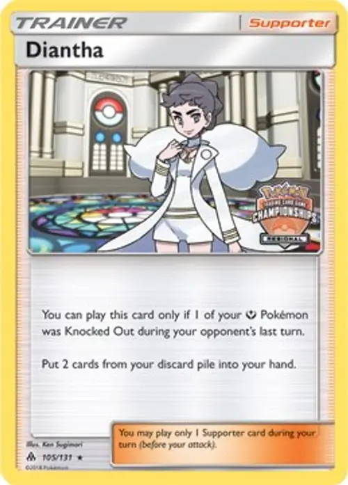 Diantha - 105/131 (Regional Championships) card art