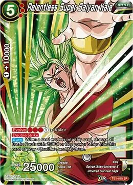 Relentless Super Saiyan Kale card art