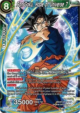 Son Goku, Hope of Universe 7 card art