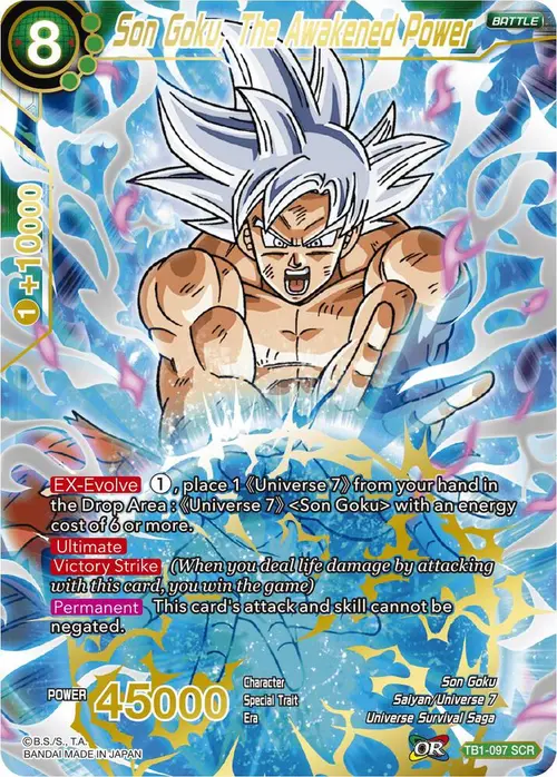 Son Goku, The Awakened Power card art