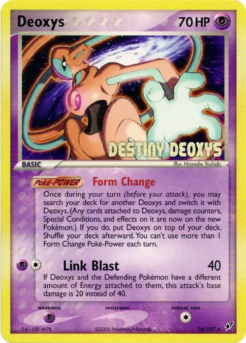 Deoxys (Normal Forme) - 16/107 (Movie Promo) card art