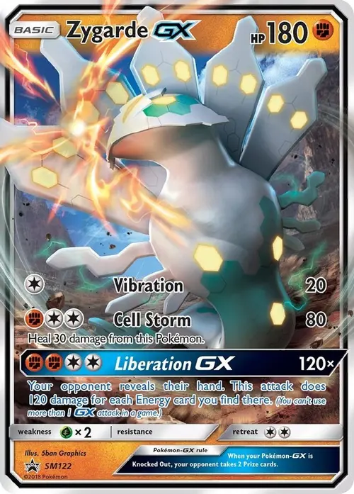 Zygarde GX - SM122 card art