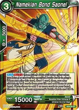 Namekian Bond Saonel card art