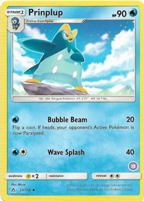 Prinplup (13) card art
