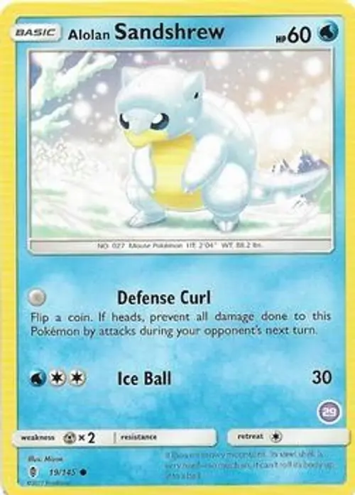 Alolan Sandshrew (29) card art