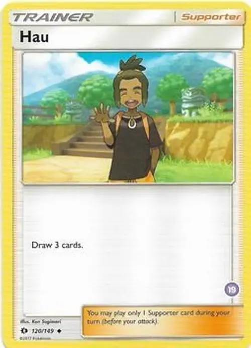 Hau (19) (Alolan Sandslash Half-Deck) card art