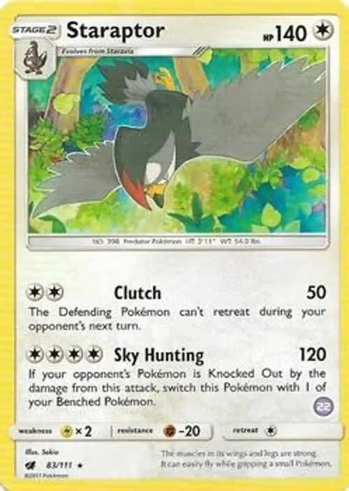 Staraptor (22) card art