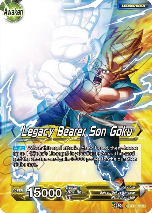 Son Goku // Legacy Bearer Son Goku card art