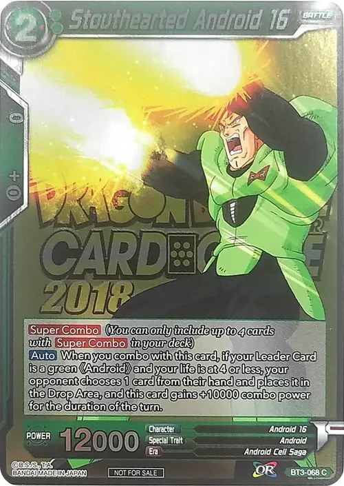 Stouthearted Android 16 (Metallic Foil) (Event Pack 2018) card art