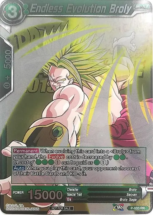 Endless Evolution Broly (Metallic Foil) (Event Pack 2018) card art