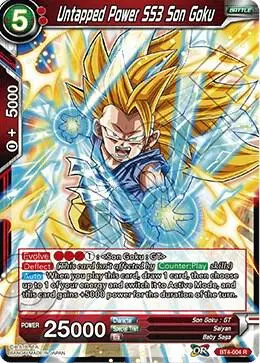 Untapped Power SS3 Son Goku card art