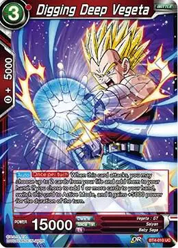 Digging Deep Vegeta card art