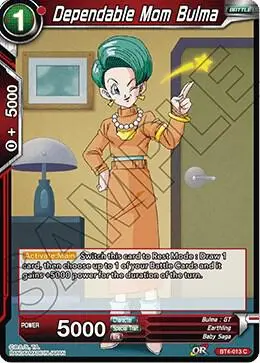 Dependable Mom Bulma card art