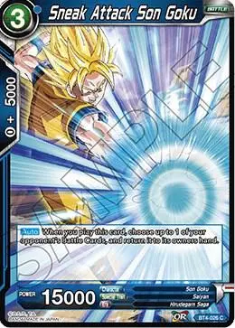 Sneak Attack Son Goku card art