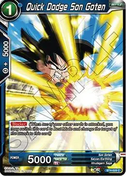 Quick Dodge Son Goten card art
